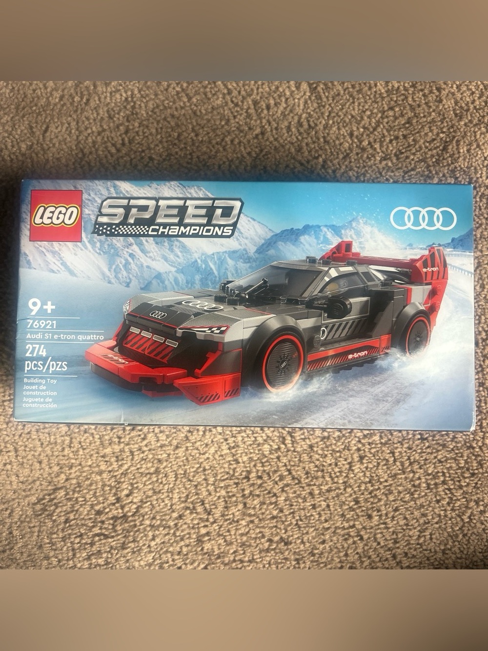 LEGO Speed Champions Audi S1 e-tron quattro - Black, Red & Gray